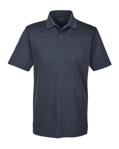 Harriton Men's Micro Piqué Polo M354 #color_Navy