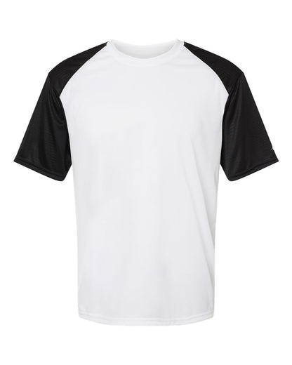 Badger Breakout T-Shirt 4230 #color_White/ Black