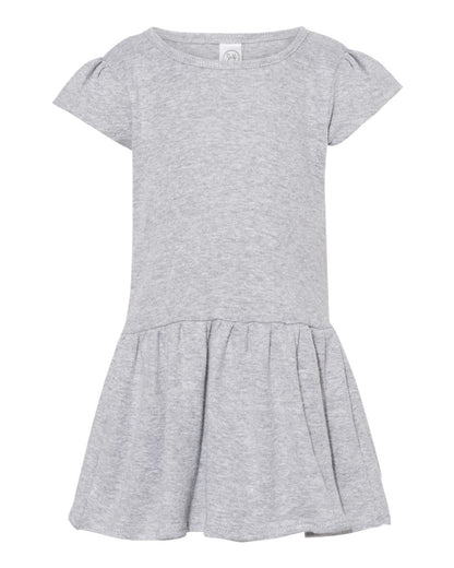 Rabbit Skins Infant Baby Rib Dress 5320 #color_Heather