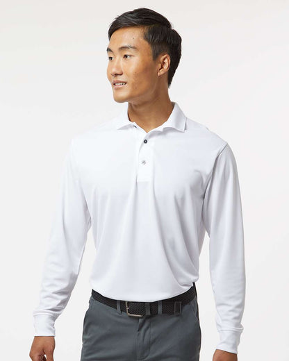 Paragon Men's Prescott Long Sleeve Polo 110 #colormdl_White