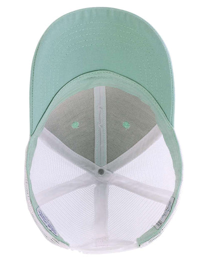Infinity Her Women's Modern Trucker Cap CHARLIE #color_Seafoam/ White
