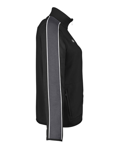 Under Armour Women's Command Full-Zip 1383272 #color_Black/ White