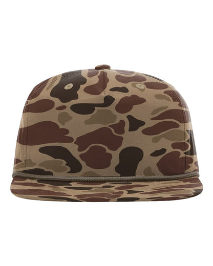 Richardson Printed Umpqua Cap 256P #color_Bark Duck Camo/ Brown