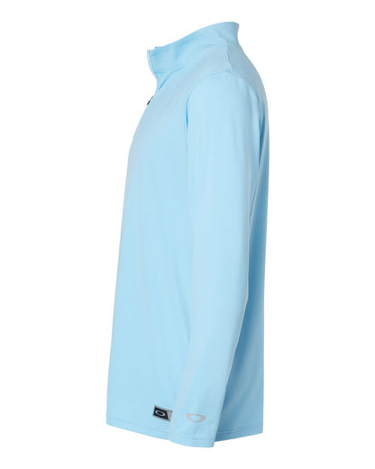 Oakley Men's Team Issue Podium Quarter-Zip Pullover FOA402997 #color_Carolina Blue