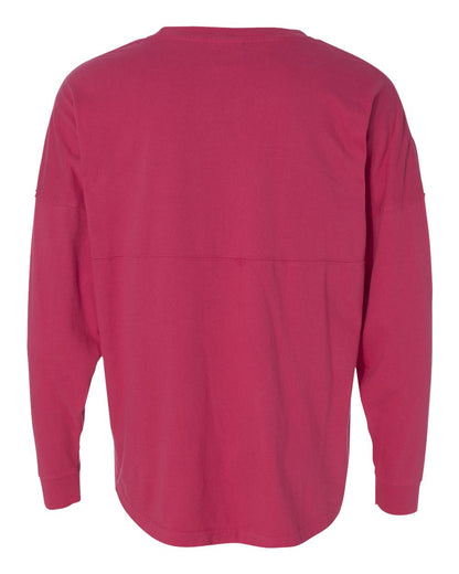 J. America Unisex Game Day Jersey Long Sleeve T-Shirt 8229 #color_Wildberry