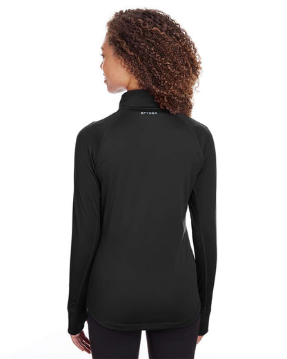 Spyder Women's Freestyle Half-Zip Pullover S16798 #colormdl_Black