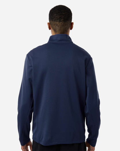 Team 365 Unisex Squad Cadet Quarter-Zip Tech Fleece Pullover TT401 #colormdl_Sport Dark Navy