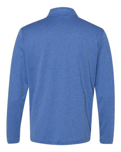 Adidas Lightweight Quarter-Zip Pullover A280 #color_Collegiate Royal Heather/ Carbon