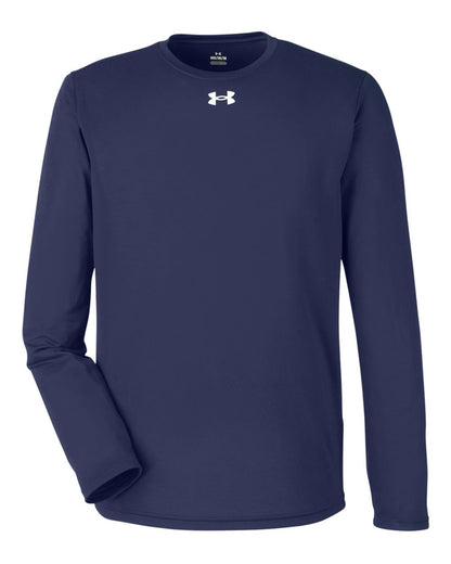 Under Armour Men's Team Tech™ Long Sleeve T-Shirt 1376843 #color_Midnight Navy/ White