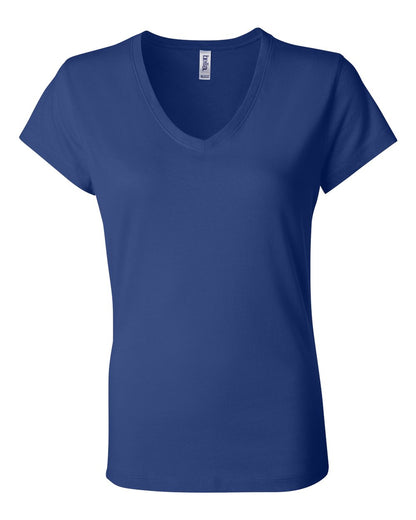 BELLA + CANVAS Women’s Jersey V-Neck Tee 6005 #color_True Royal