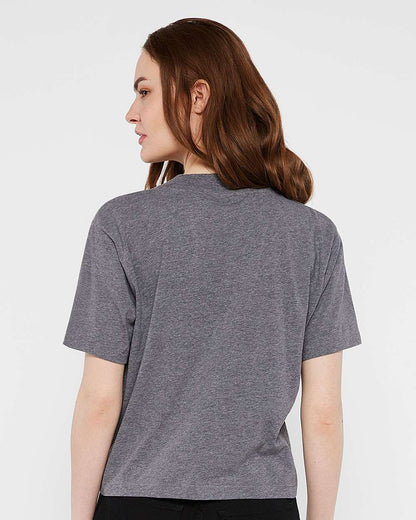 LAT Women's Boxy Tee 3518 #colormdl_Granite Heather