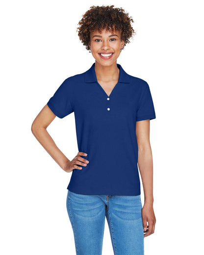 Devon & Jones Women's Pima Piqué Polo D100W #colormdl_True Royal