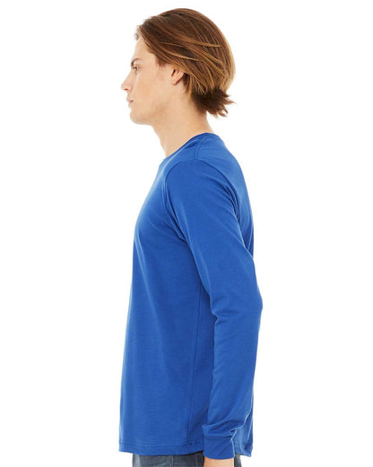 BELLA + CANVAS Jersey Long Sleeve Tee 3501 #colormdl_True Royal