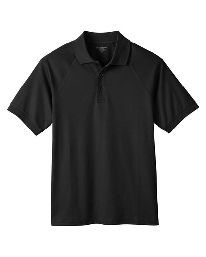 Harriton Men's Charge Snag and Soil Protect Polo M208 #color_Black