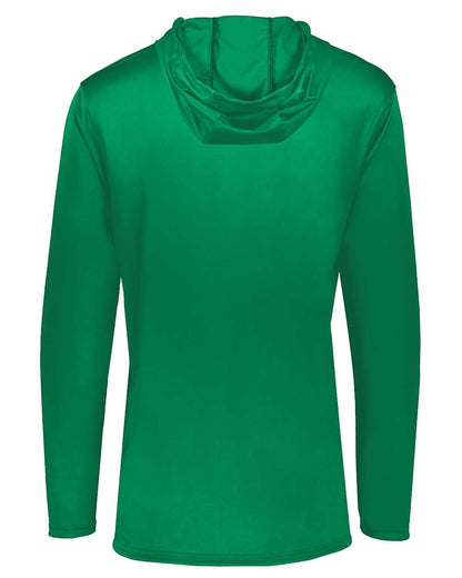 Holloway Men's Momentum Hooded Long Sleeve T-Shirt 222830 #color_Kelly