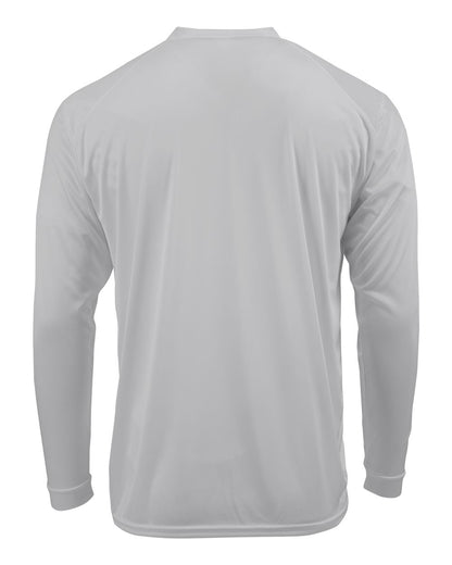 Paragon Youth Long Islander Performance Long Sleeve T-Shirt 218Y #color_Aluminum