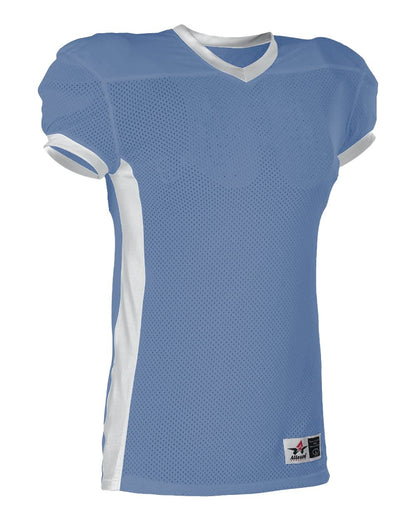 Alleson Athletic Football Jersey 750E #color_Columbia Blue/ White