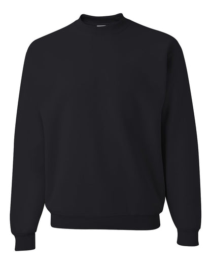 JERZEES Unisex NuBlend® Crewneck Sweatshirt 562MR #color_Black
