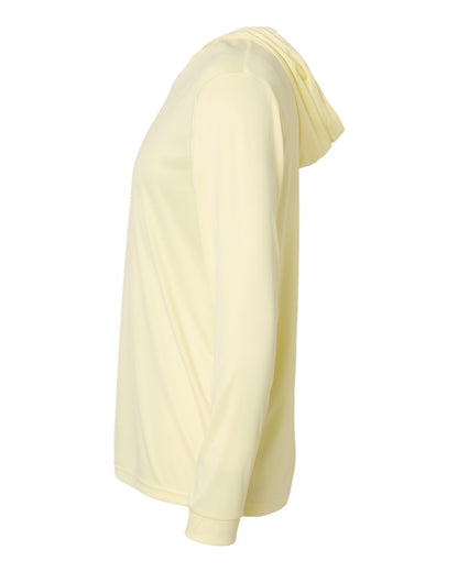 Paragon Unisex Bahama Performance Hooded Long Sleeve T-Shirt 220 #color_Pale Yellow