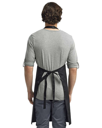 Artisan Collection by Reprime Recycled Bib Apron RP150 #colormdl_Black