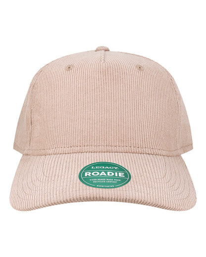 LEGACY Five-Panel Trucker Cap ROADIE #color_Dusty Rose Corduroy