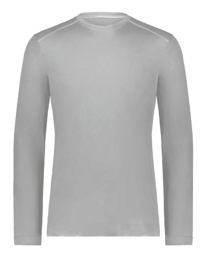 Holloway Unisex Essential Long Sleeve T-Shirt Powered By Coolcore 222138 #color_Athletic Grey