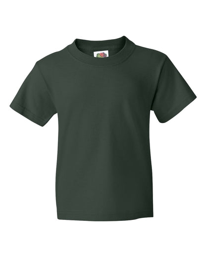 Fruit of the Loom HD Cotton Youth Short Sleeve T-Shirt 3930BR #color_Forest Green