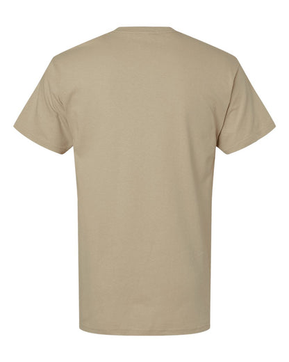 M&O Men's Gold Soft Touch T-Shirt 4800 #color_Sand