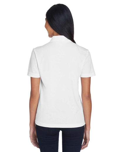 CORE365 Women's Origin Performance Piqué Polo with Pocket 78181P #colormdl_White