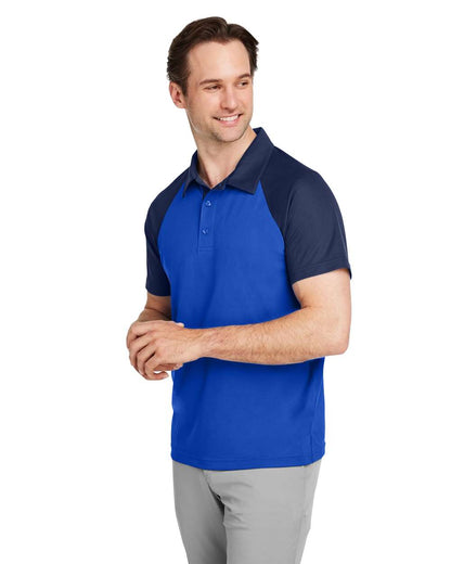 Team 365 Men's Command Snag-Protection Colorblock Polo TT21C #colormdl_Sport Royal/ Sport Dark Navy