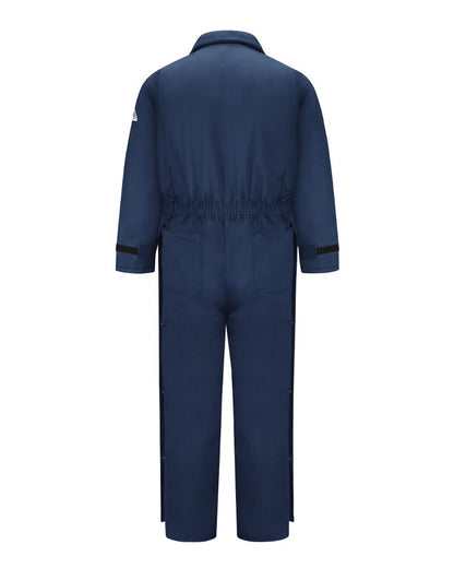 Bulwark Men's Premium Insulated Coverall - EXCEL FR® ComforTouch CLC8 #color_Navy