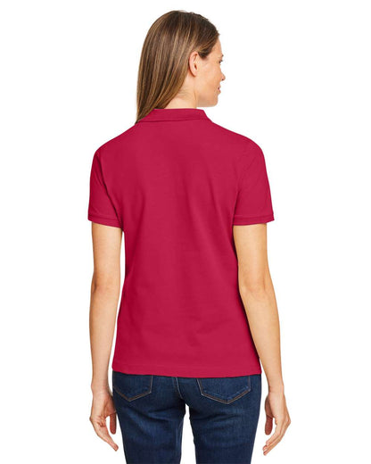 Harriton Women's Cotton Polo M200W #colormdl_Red