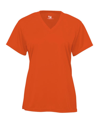 Badger Women’s B-Core V-Neck T-Shirt 4162 #color_Burnt Orange