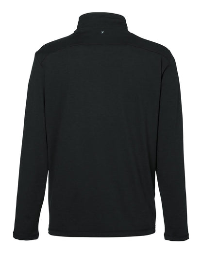 Glyder Men's Fairway Marbled Jersey Quarter-Zip Pullover MDP1772 #color_Black Marble