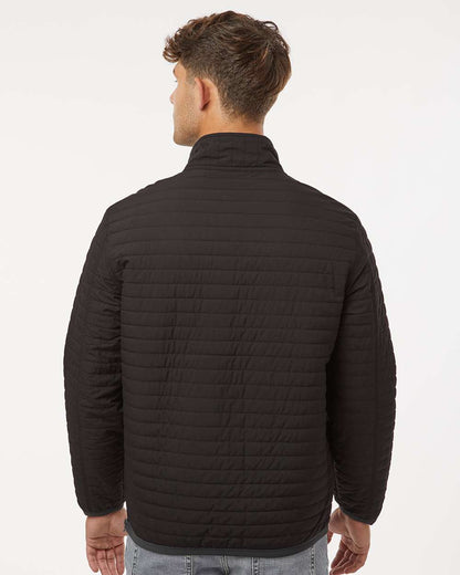 DRI DUCK Men's Keystone Quilted Pullover 5303 #colormdl_Black