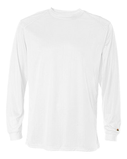 Badger B-Core Long Sleeve T-Shirt 4104 #color_White