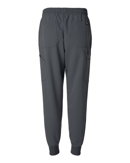 Jaanuu Men's Osmo 8-Pocket Scrub Joggers M20002 #color_Carbon Grey