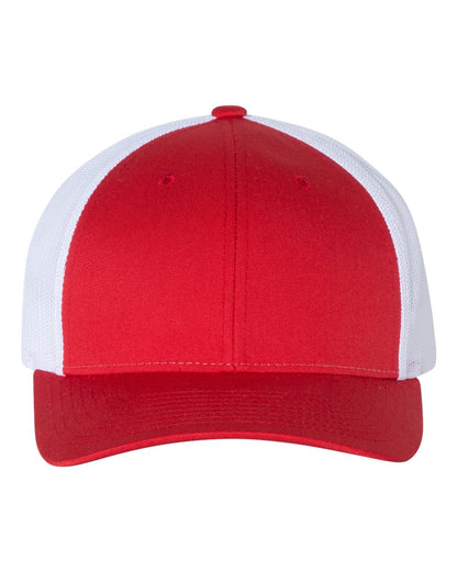 Richardson Low Pro Trucker Cap 115 #color_Red/ White