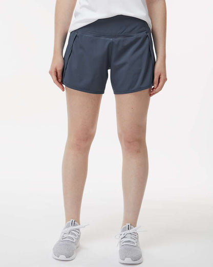 Boxercraft Women's Stretch Woven Lined Shorts BW6103 #colormdl_Castlerock