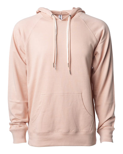 Independent Trading Co. Icon Lightweight Loopback Terry Hooded Sweatshirt SS1000 #color_Rose