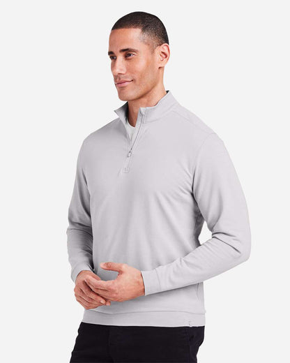 TASC Performance Inc Men's Cloud French Terry Quarter-Zip Pullover TM616 #colormdl_Silver