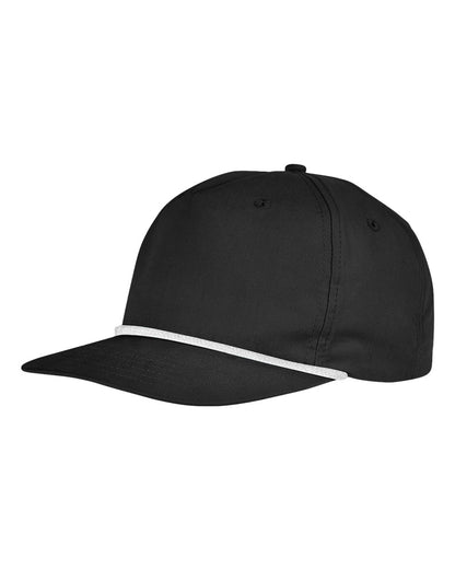 Big Accessories Golf Cap BA671 #color_Black/ White
