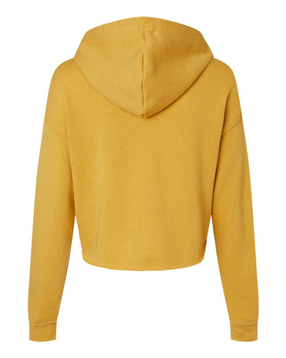 BELLA + CANVAS Women's Crop Fleece Hoodie 7502 #color_Heather Mustard