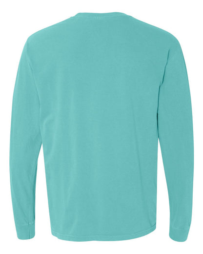 Comfort Colors Unisex Garment-Dyed Heavyweight Long Sleeve T-Shirt 6014 #color_Lagoon