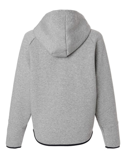 Under Armour Women's Unstoppable Fleece Full-Zip 1379842 #color_Mod Grey/ Black