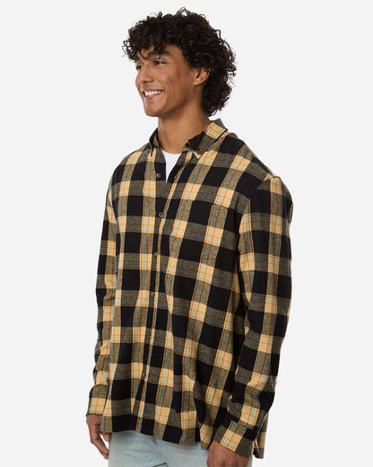 Boxercraft Men's Flannel Button Down Shirt BU7401 #colormdl_Dark Khaki Plaid