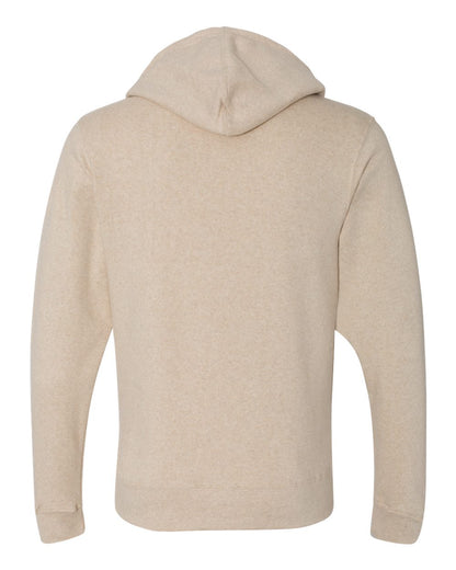 J. America Men's Triblend Fleece Hooded Sweatshirt 8871 #color_Oatmeal Triblend