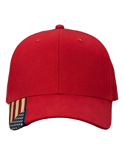 Kati USA Flag Cap AM350 #color_Red/ USA