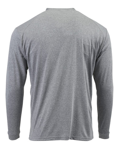 Paragon Youth Long Islander Performance Long Sleeve T-Shirt 218Y #color_Heather Grey