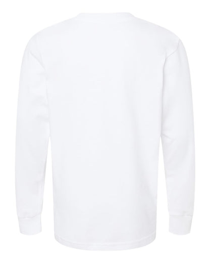 Next Level Youth Cotton Long Sleeve T-Shirt 3311 #color_White